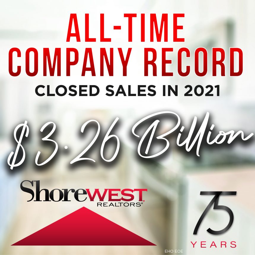Shorewest und REALTORS® melden ein Rekordjahr im Jahr 2021 – Shorewest Latest News