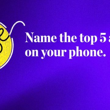 Nennen Sie die Top-5-Apps auf Ihrem Telefon: Tippen Sie auf