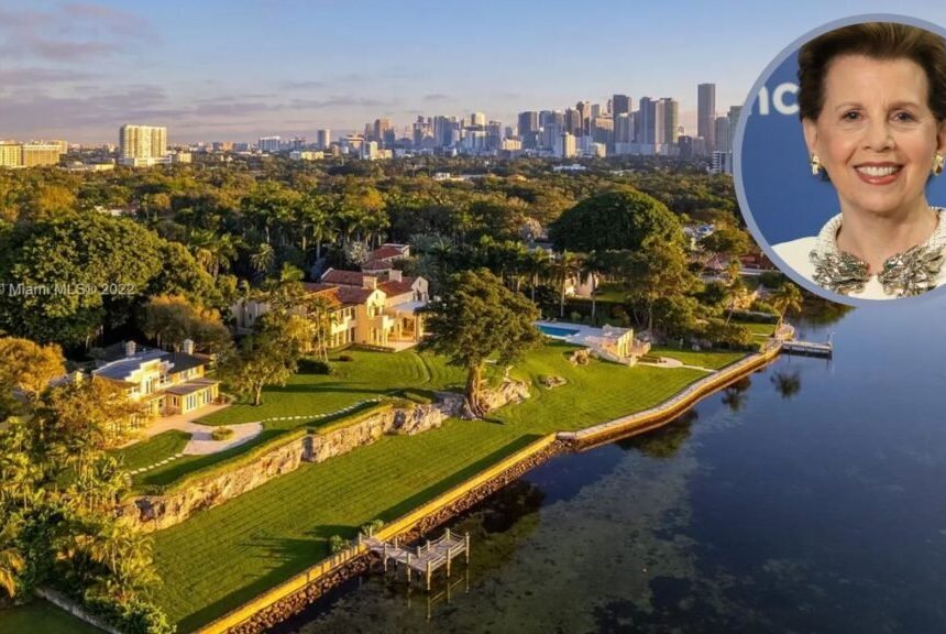 2-Home, 4 Acre Miami Waterfront Estate verkauft für Rekord $ 106,875 Millionen